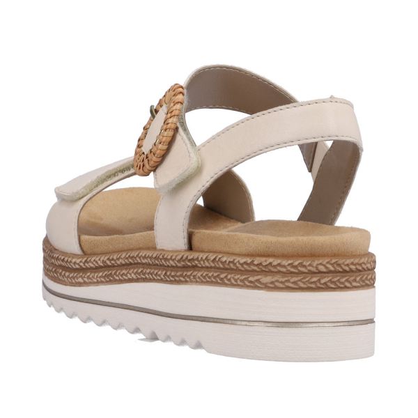 Remonte Women's sandals | Style D0Q52 Casual Sandal - Beige | Free Delivery