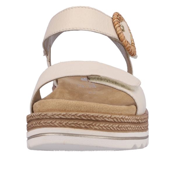 Remonte Women's sandals | Style D0Q52 Casual Sandal - Beige | Free Delivery