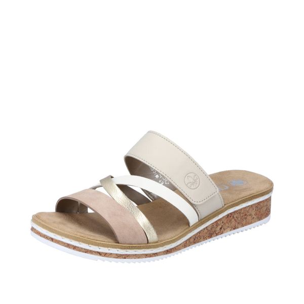 Rieker Women's sandals | Style V3652 Casual Mule - Multi | Free Delivery