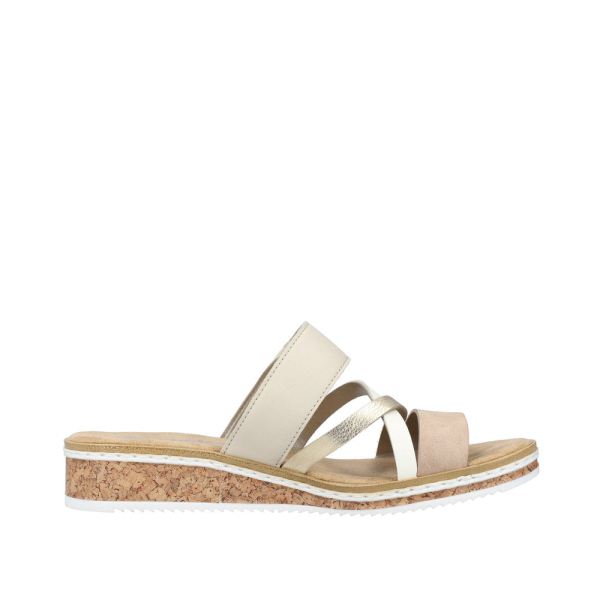 Rieker Women's sandals | Style V3652 Casual Mule - Multi | Free Delivery