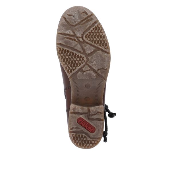 Rieker Synthetic Material Women's short boots| 79688 Ankle Boots - Brown | Free Delivery