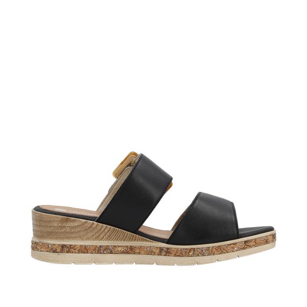 Remonte Women's sandals | Style D3068 Dress Mule - Black | Free Delivery