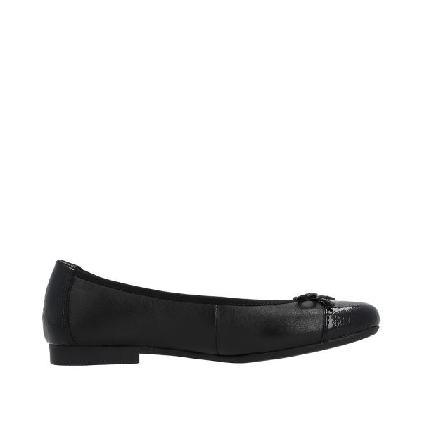 Remonte Women's shoes | Style D0K04 Dress Ballerina - Black | Free Delivery