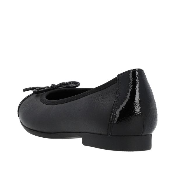 Remonte Women's shoes | Style D0K04 Dress Ballerina - Black | Free Delivery
