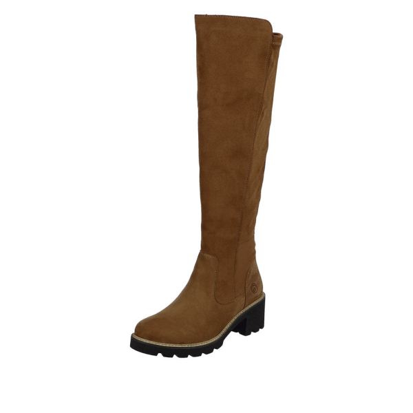 Remonte Suede Leather Women's' Tall Boots| D0A73-24 Tall Boots - Brown | Free Delivery