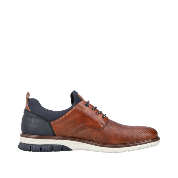 Rieker Men's shoes | Style 14450 Dress Slip-on - Brown | Free Delivery
