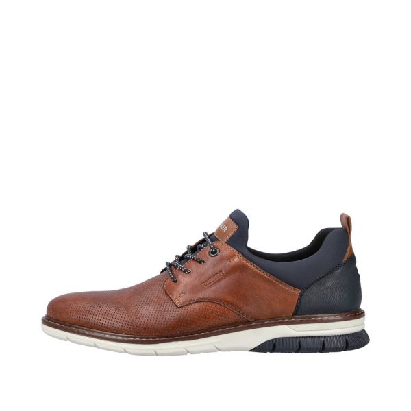 Rieker Men's shoes | Style 14450 Dress Slip-on - Brown | Free Delivery