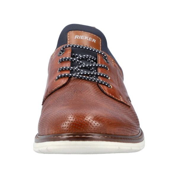 Rieker Men's shoes | Style 14450 Dress Slip-on - Brown | Free Delivery