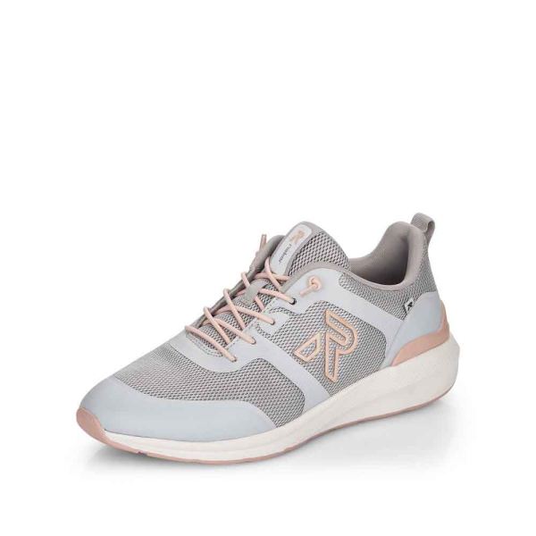 Rieker EVOLUTION Women's shoes | Style 40102 Athletic Lace-up - Grey Combination | Free Delivery
