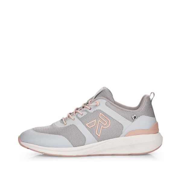 Rieker EVOLUTION Women's shoes | Style 40102 Athletic Lace-up - Grey Combination | Free Delivery