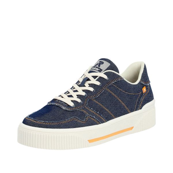 Rieker EVOLUTION Women's shoes | Style W0706 Athletic Lace-up - Blue | Free Delivery
