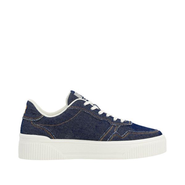 Rieker EVOLUTION Women's shoes | Style W0706 Athletic Lace-up - Blue | Free Delivery