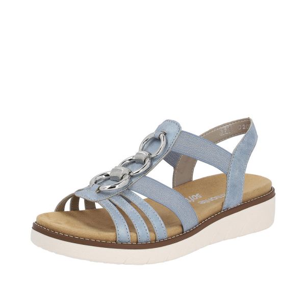 Remonte Women's sandals | Style D2073 Casual Sandal - Blue | Free Delivery