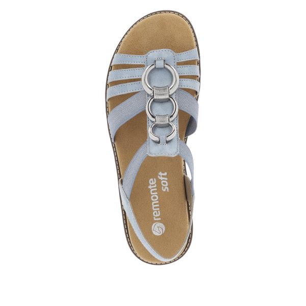 Remonte Women's sandals | Style D2073 Casual Sandal - Blue | Free Delivery