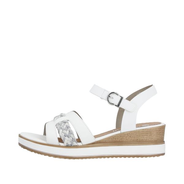Remonte Women's sandals | Style D6461 Dress Sandal - White Combination | Free Delivery