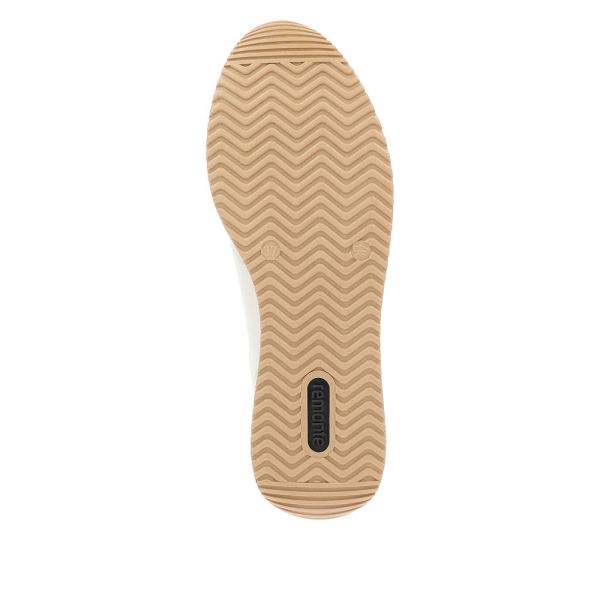 Remonte Women's shoes | Style D0H11 Athletic Lace-up with zip - White Combination | Free Delivery