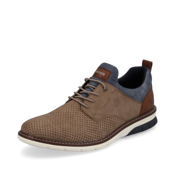 Rieker Men's shoes | Style 14450 Dress Slip-on - Beige | Free Delivery