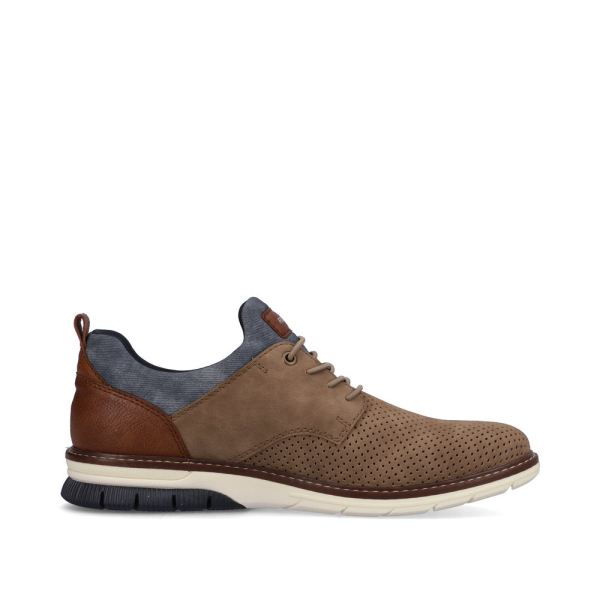 Rieker Men's shoes | Style 14450 Dress Slip-on - Beige | Free Delivery