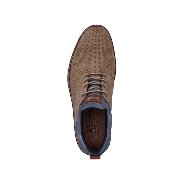 Rieker Men's shoes | Style 14450 Dress Slip-on - Beige | Free Delivery