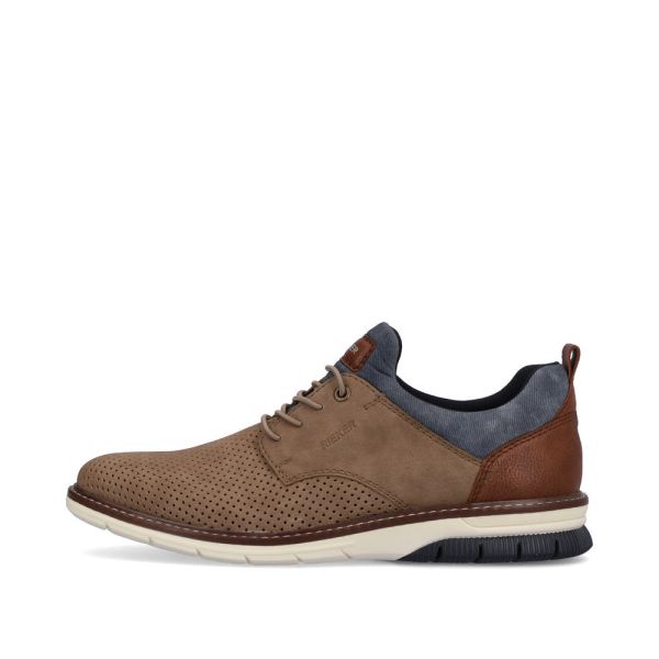 Rieker Men's shoes | Style 14450 Dress Slip-on - Beige | Free Delivery