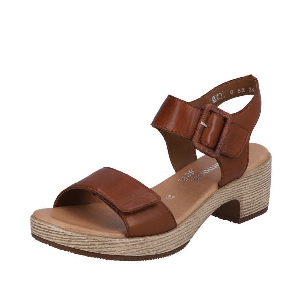 Remonte Women's sandals | Style D0N52 Dress Sandal - Brown | Free Delivery