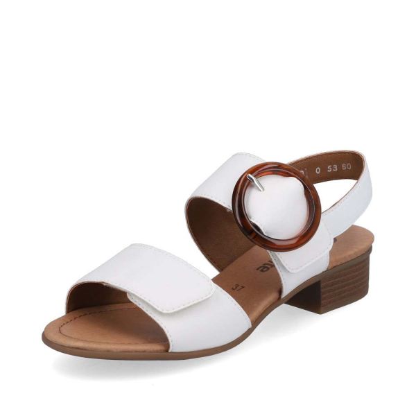 Remonte Women's sandals | Style D0P53 Dress Sandal - White | Free Delivery