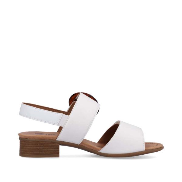 Remonte Women's sandals | Style D0P53 Dress Sandal - White | Free Delivery