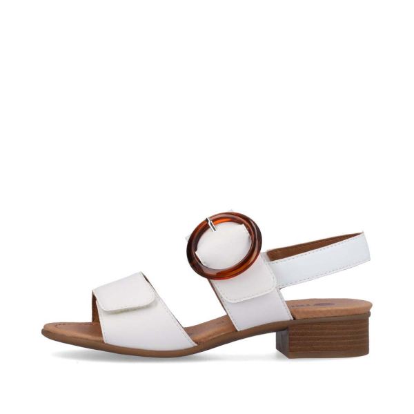 Remonte Women's sandals | Style D0P53 Dress Sandal - White | Free Delivery