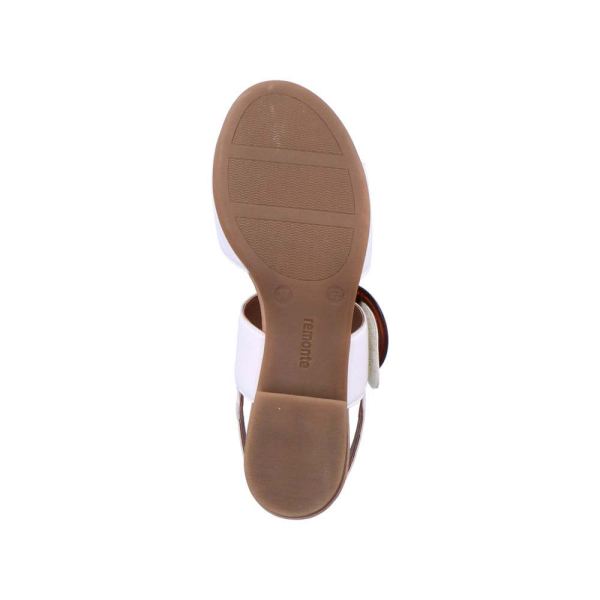 Remonte Women's sandals | Style D0P53 Dress Sandal - White | Free Delivery