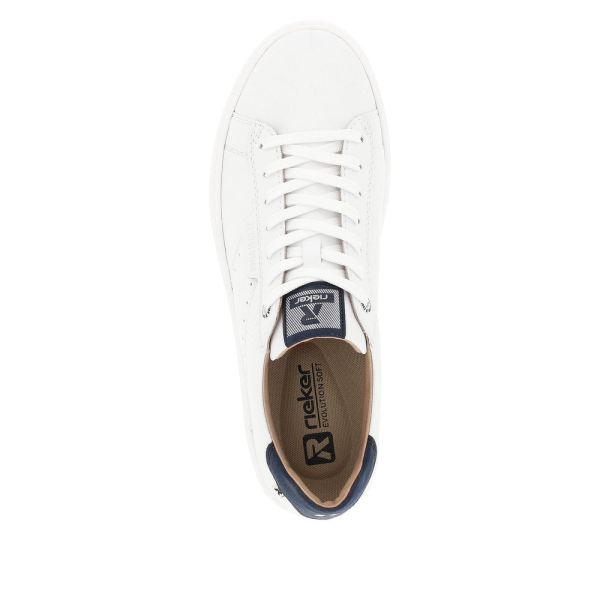 Rieker EVOLUTION Men's shoes | Style U0704 Athletic Lace-up - White | Free Delivery