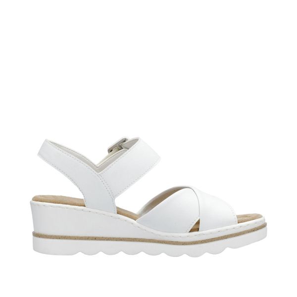 Rieker Women's sandals | Style 67463 Dress Sandal - White | Free Delivery