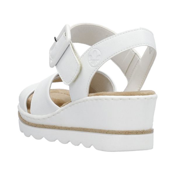 Rieker Women's sandals | Style 67463 Dress Sandal - White | Free Delivery