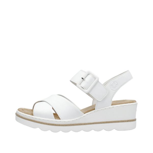 Rieker Women's sandals | Style 67463 Dress Sandal - White | Free Delivery