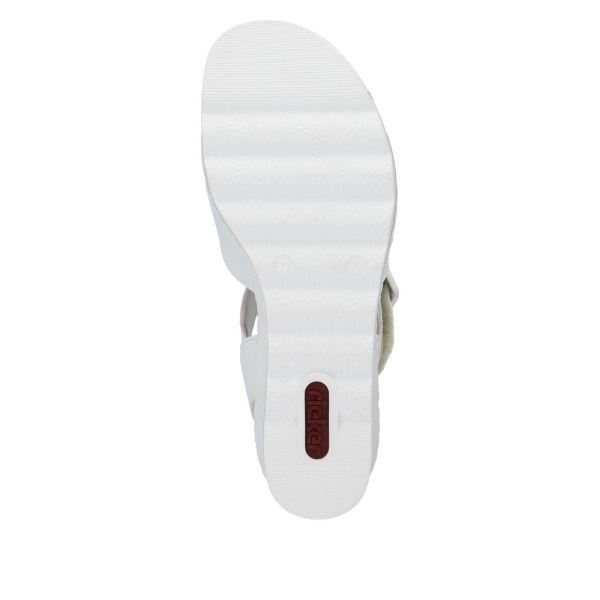 Rieker Women's sandals | Style 67463 Dress Sandal - White | Free Delivery