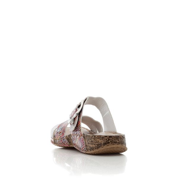 Rieker Women's sandals | Style 61198 Casual Mule - Multi | Free Delivery