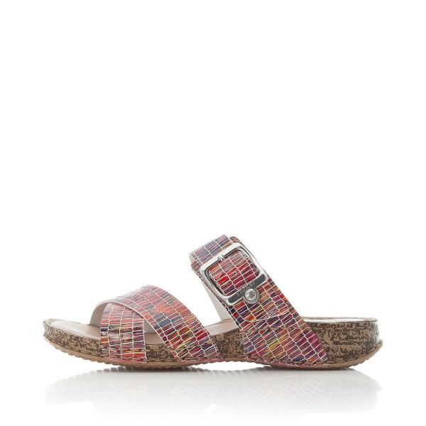 Rieker Women's sandals | Style 61198 Casual Mule - Multi | Free Delivery