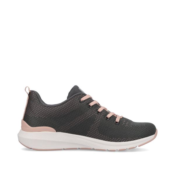 Rieker EVOLUTION Women's shoes | Style 40100 Athletic Lace-up - Grey | Free Delivery