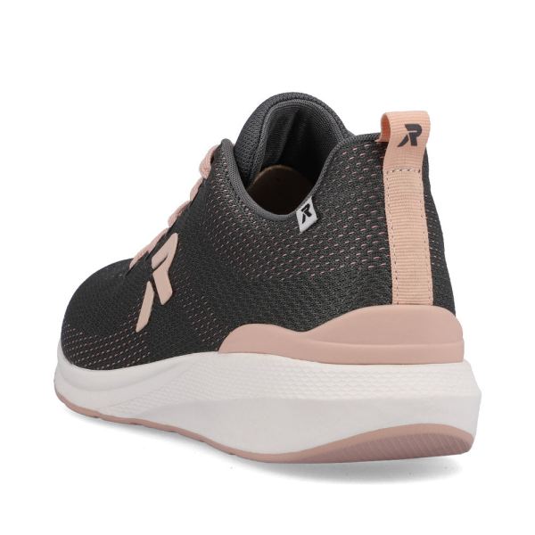 Rieker EVOLUTION Women's shoes | Style 40100 Athletic Lace-up - Grey | Free Delivery