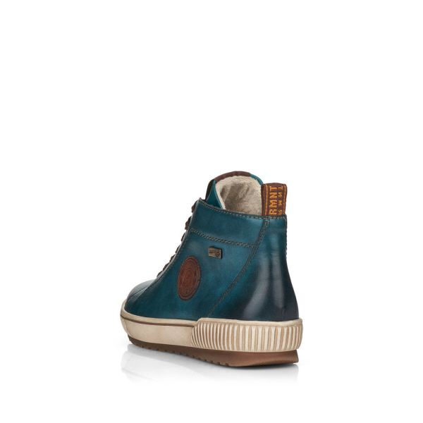 Remonte Leather Women's short boots| D0771 Ankle Boots - Blue | Free Delivery