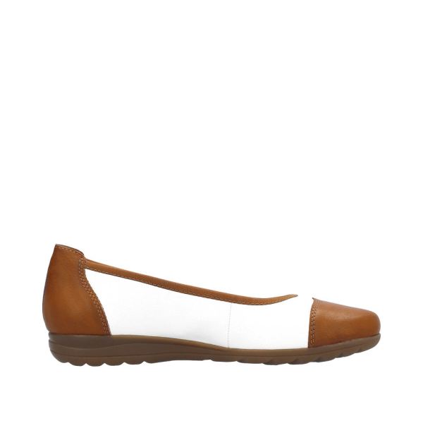 Rieker Women's shoes | Style L9351 Dress Ballerina - Brown | Free Delivery
