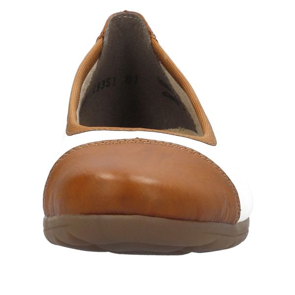 Rieker Women's shoes | Style L9351 Dress Ballerina - Brown | Free Delivery