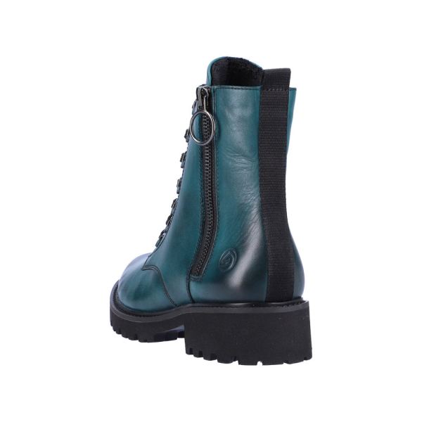 Remonte Leather Women's mid height boots| D8671 Mid-height Boots - Blue | Free Delivery