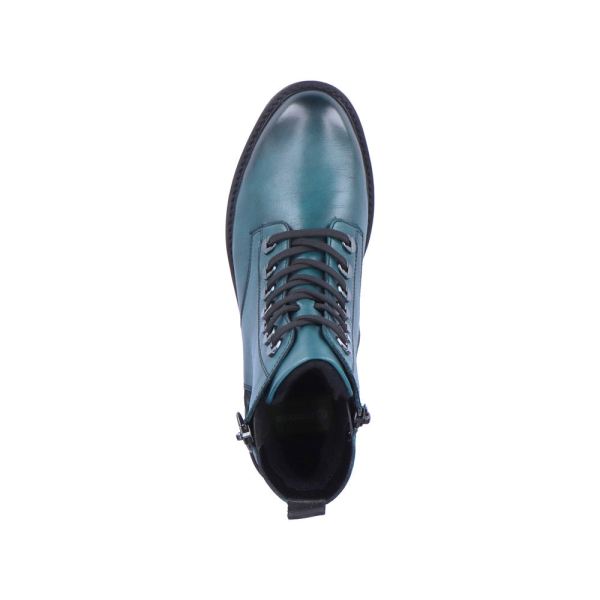 Remonte Leather Women's mid height boots| D8671 Mid-height Boots - Blue | Free Delivery