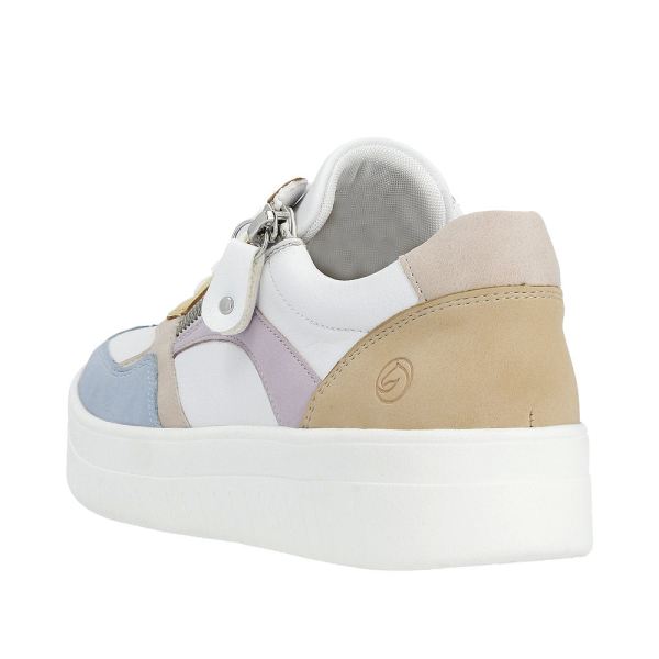 Remonte Women's shoes | Style D0J01 Athletic Lace-up with zip - Blue | Free Delivery