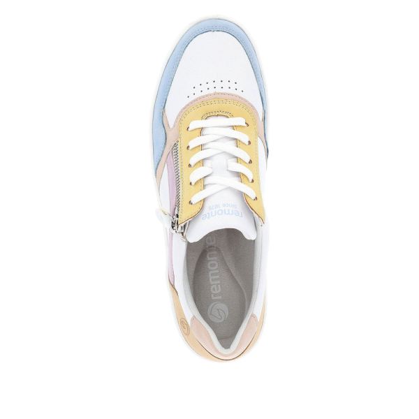 Remonte Women's shoes | Style D0J01 Athletic Lace-up with zip - Blue | Free Delivery