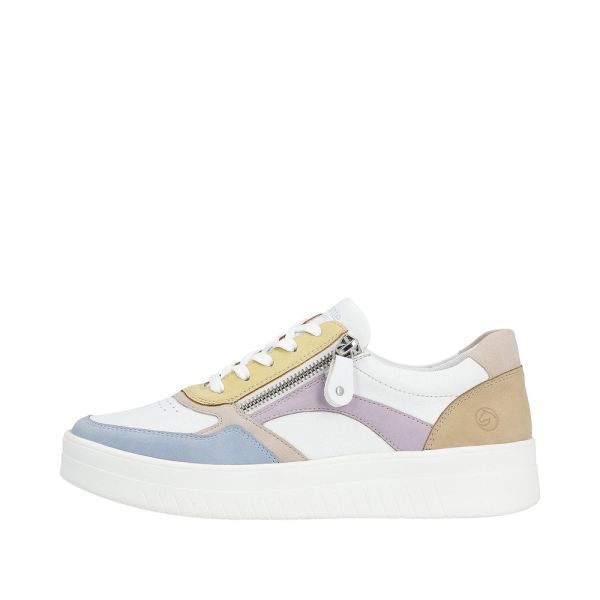 Remonte Women's shoes | Style D0J01 Athletic Lace-up with zip - Blue | Free Delivery