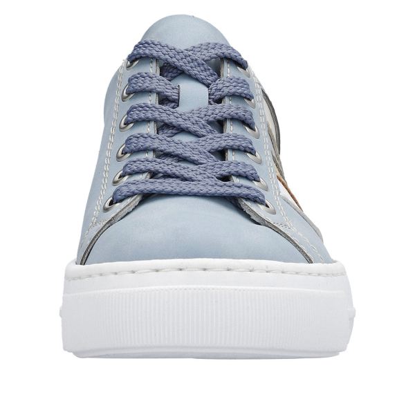 Rieker Women's shoes | Style L8802 Athletic Lace-up - Blue Combination | Free Delivery