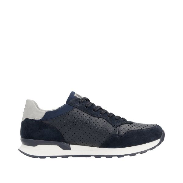 Rieker EVOLUTION Men's shoes | Style U0302 Athletic Lace-up - Blue | Free Delivery