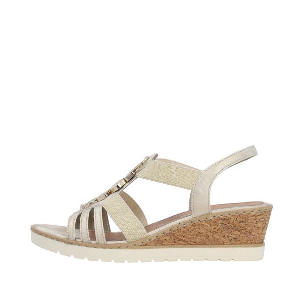 Remonte Women's sandals | Style R6264 Dress Sandal - Gold | Free Delivery