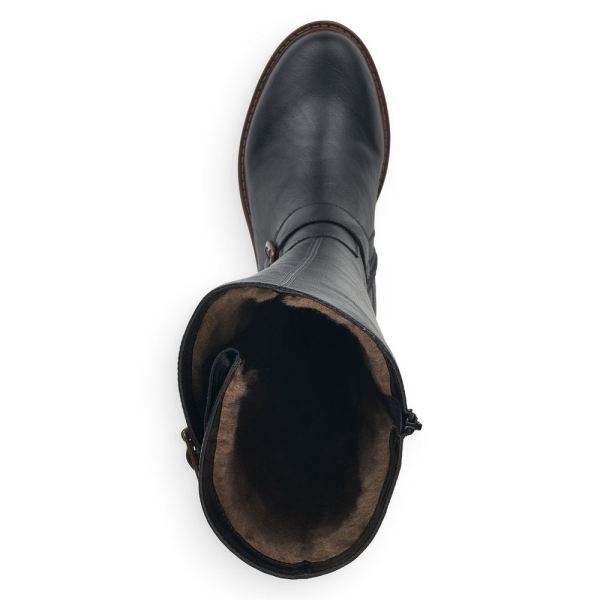 Remonte Synthetic leather Women's Tall Boots| R6590 Tall Boots - Black | Free Delivery